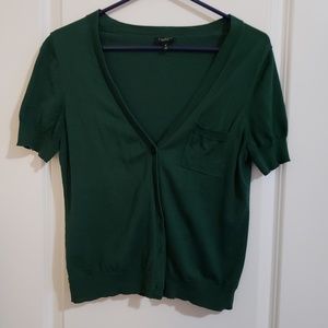 Short sleeve cardigan